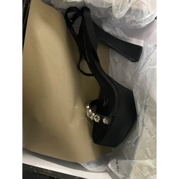 Steve Madden Womens Zoey Pointed Toe High Heels Sandals Black Size 10M NIB - Picture 9 of 9